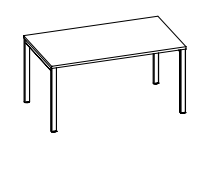 Bench Стол прямой размер:1800х800х750