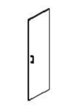 Дверь деревянная (для гардероба В 703) В 531 Размер